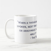 悪名高いRBGの引用文のマグ コーヒーマグカップ (左)