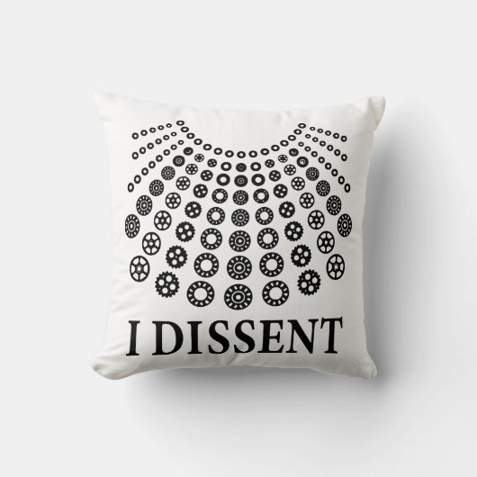 悪名高いRBGのRth Bader Ginsburgに反対する クッション (正面)