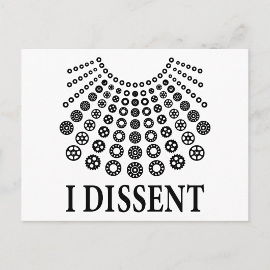 悪名高いRBGのRth Bader Ginsburgに反対する ポストカード (正面)