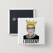 悪名高いRBGのRth Bader Ginsburgに反対する 缶バッジ (正面&裏面)