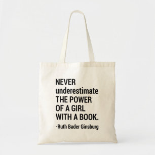 悪名高いRBGギフト、ルスバダー·ギンスバーグ引用文 トートバッグ