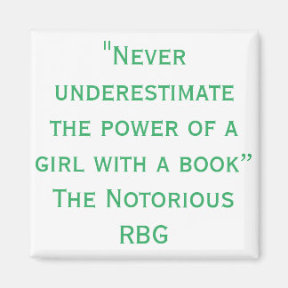 悪名高いRBGノーブメント引用文 マグネット