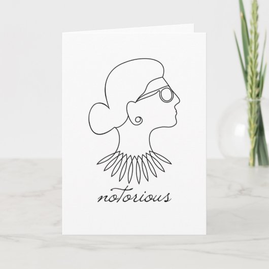 悪名高いRBGルスバダーギンスバーグ カード (正面)