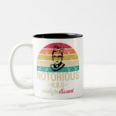 悪名高いRBGルスバダーギンズバーグ ツートーンマグカップ (左)