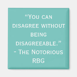 悪名高いRBG不同意引用文磁石 マグネット