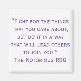 悪名高いRBG引用文磁石 マグネット