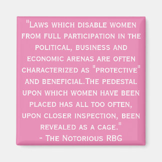 悪名高いRBG引用文磁石 マグネット