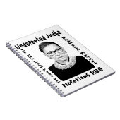 悪名高いRBG無敗裁判官 ノートブック (右側)