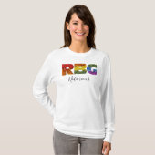 悪名高いRBG長袖Tシャツ Tシャツ (正面フル)