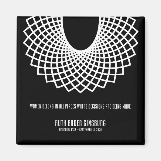 悪名高いRBG マグネット (正面)