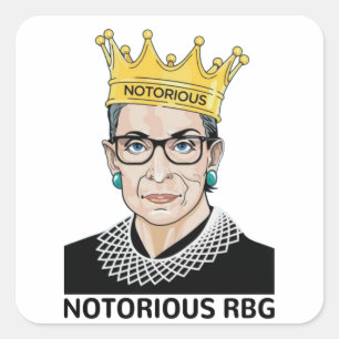 悪名高いRBG BLACK -ルスバダーギンスバーグ スクエアシール