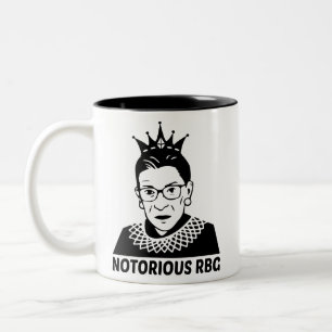 悪名高いRBG BLACK -ルスバダーギンスバーグ ツートーンマグカップ