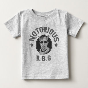 悪名高いRBG III - bw ベビーTシャツ
