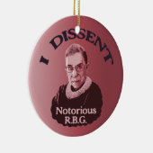 悪名高いRBG - p セラミックオーナメント (右)