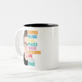 悪名高いRBG、RBG引用文ズルスバダーギンズバーグ ツートーンマグカップ (正面左)