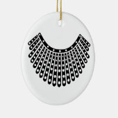 悪名高いRBG、Ruth Bader Ginsburg、RBGカラー セラミックオーナメント (右)