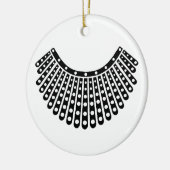 悪名高いRBG、Ruth Bader Ginsburg、RBGカラー セラミックオーナメント (左)