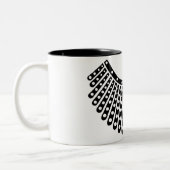 悪名高いRBG、Ruth Bader Ginsburg、RBG Collar ツートーンマグカップ (左)