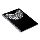 悪名高いRBG、Ruth Bader Ginsburg、RBG Collar ノートブック (右側)