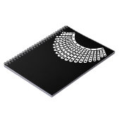 悪名高いRBG、Ruth Bader Ginsburg、RBG Collar ノートブック (左側)