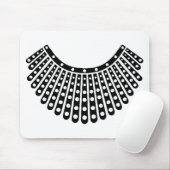 悪名高いRBG、Ruth Bader Ginsburg、RBG Collar マウスパッド (マウス)