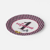 悪名高きワン| PINK 90のヒップホップ第1誕生日 ペーパープレート (アングル)