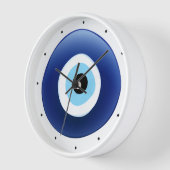 悪地中海の眼防護 壁時計 (傾斜)