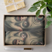 悪夢のような超現実的な顔 薄葉紙 (ギフト)