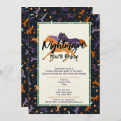 悪夢のような馬小屋ハロウィンパーティー 招待状 (正面/裏面)