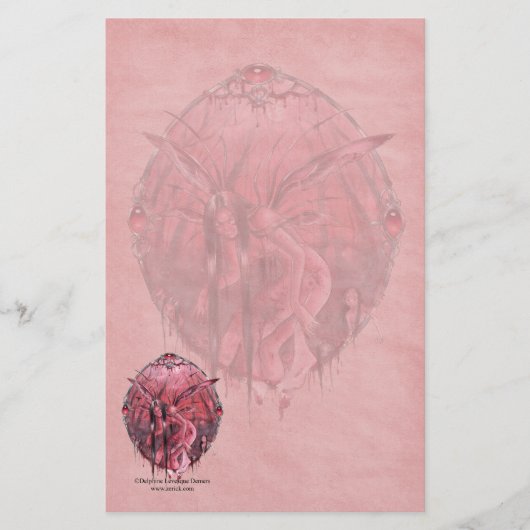 悪夢のゴシック様式文房具 便箋 (正面)