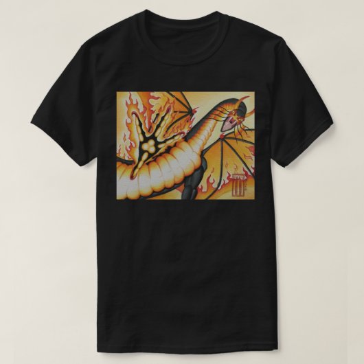 悪夢のドラゴン Tシャツ (デザイン正面)