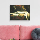 悪夢のヘンリー・フセリ キャンバスプリント (インサイチュ (リビング))