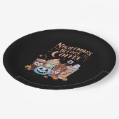 悪夢の前にカボチャのスパイスハロウィーン ペーパープレート (アングル)