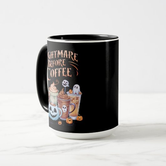 悪夢の前にカボチャのスパイスハロウィーン マグカップ (正面左)