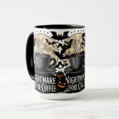 悪夢の前にコーヒーハロウィンマグカップ マグカップ (正面左)