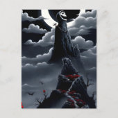 悪夢の前ハロウィーンの風景、ポートレート シーズンポストカード (正面)