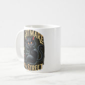 悪夢の暗闇の中の通り コーヒーマグカップ (正面左)