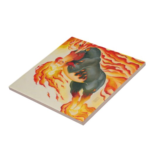 悪夢の火の馬 タイル (側面)