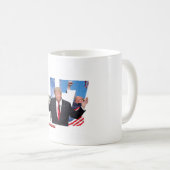 悪夢の終わり ドナルド・トランプ コーヒーマグカップ (正面右)