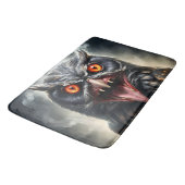 「悪夢の翼：ヴァンパイアフクロウ」 バスマット (アングル)