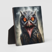 「悪夢の翼：ヴァンパイアフクロウ」 フォトプラーク (正面)