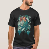 悪夢の触手付きモンスター Tシャツ (正面)
