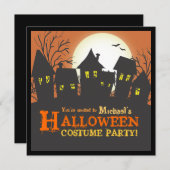 悪夢の近隣のハローウィンパーティの招待状 招待状 (正面/裏面)