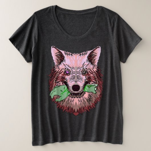 悪夢へようこそ プラスサイズTシャツ (デザイン正面)