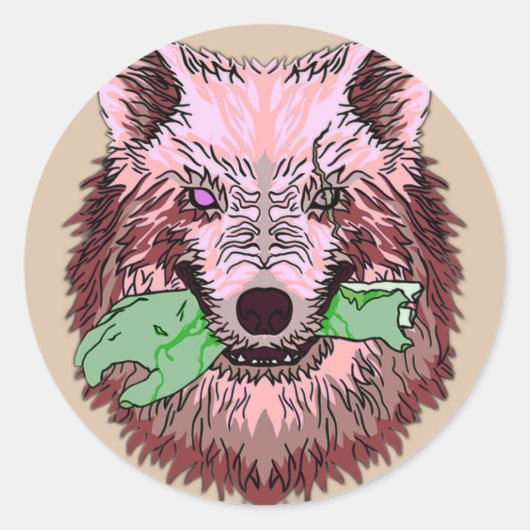 悪夢へようこそ ラウンドシール (正面)