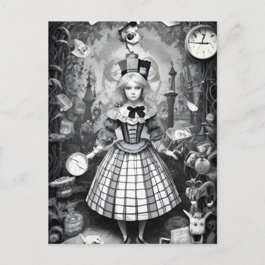 悪夢アットティーパーティーポストカード ポストカード (正面)