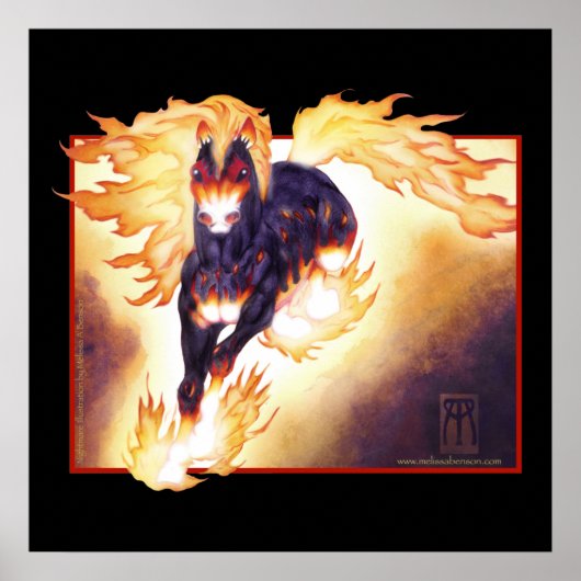 悪夢オンブラック ポスター (正面)