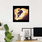 悪夢オンブラック ポスター (ホームオフィス)