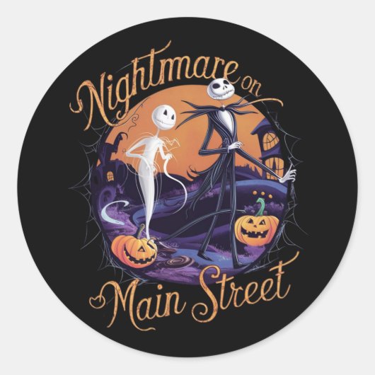悪夢オンメイン通り、ハロウィーン ラウンドシール (正面)