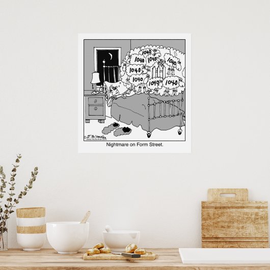 悪夢オン型枠通り ポスター (キッチン)